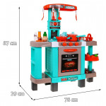 Detská kuchyňa 3 - tyrkysová